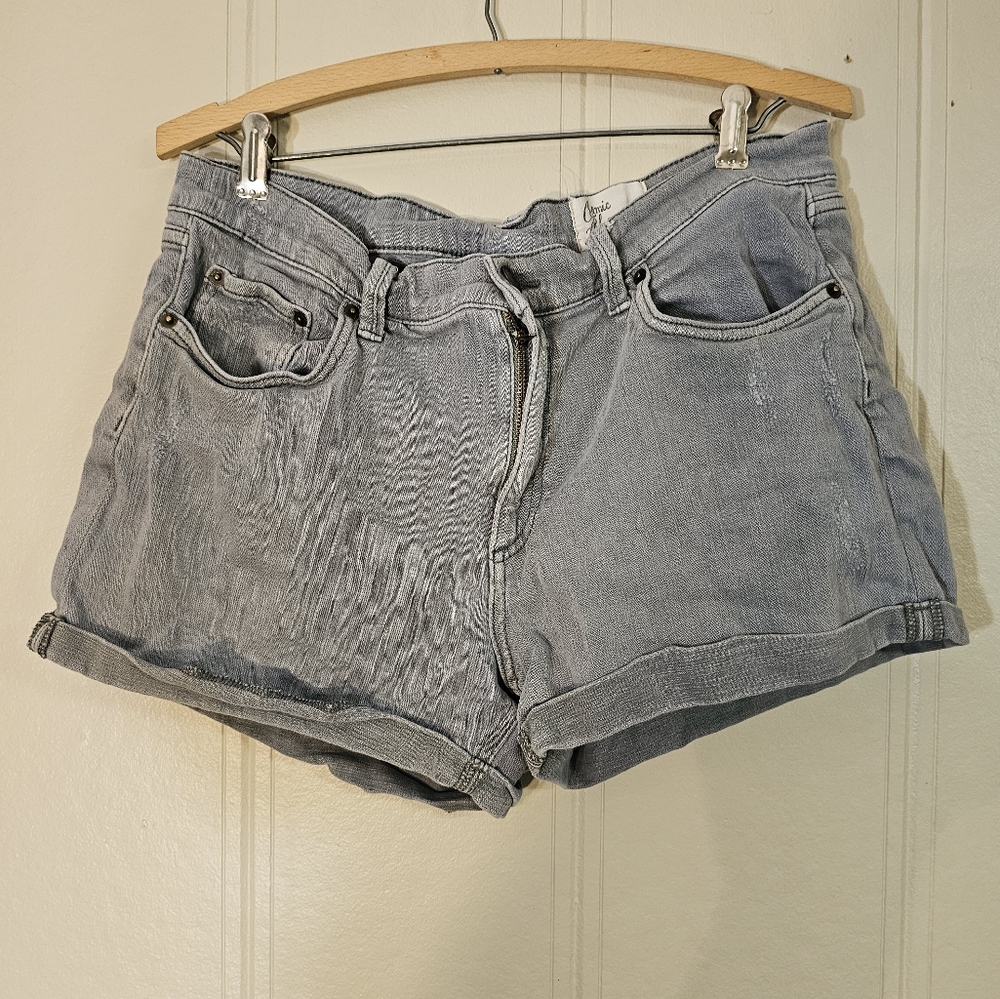 Crazy Blue Love Denim Short Size 31 Grey Shorts